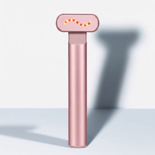 Appareil luminothérapie visage anti-âge rose