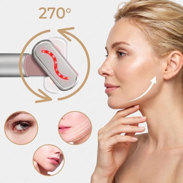 Baguette appareil luminothérapie visage avec microcourants EMS