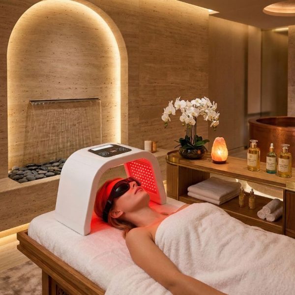 Appareil Omega light de thérapie à lumière rouge pour soins du visage et du corps, soulagement des douleurs et amélioration de la récupération.