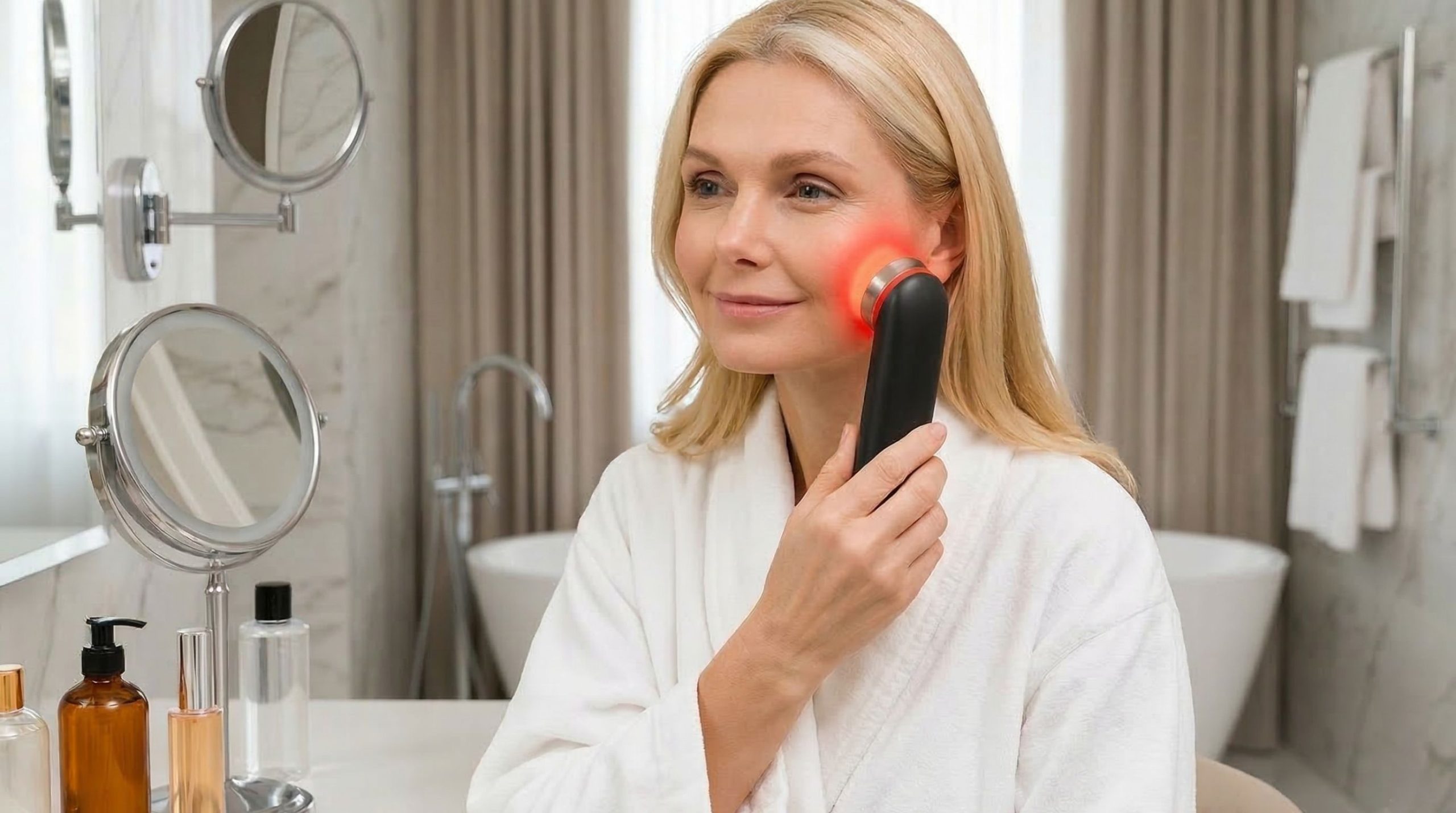 appareils lumière infrarouge pour le visage