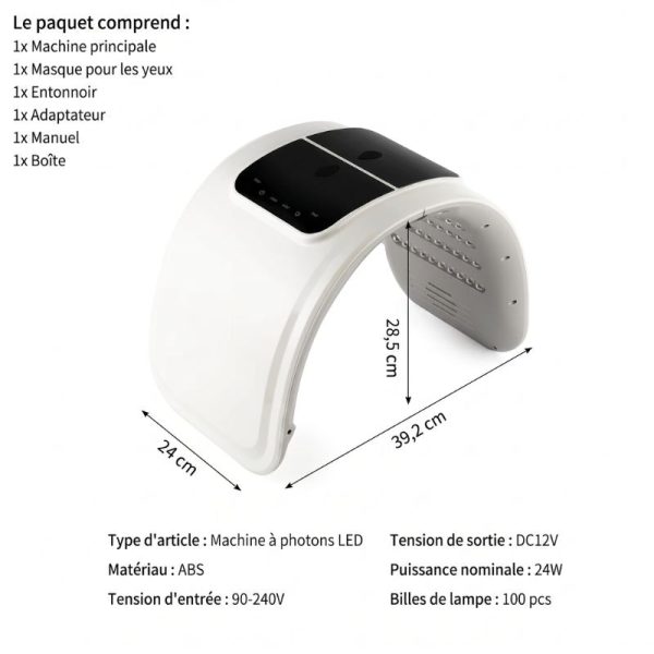dome led professionnel lampe chromotherapie