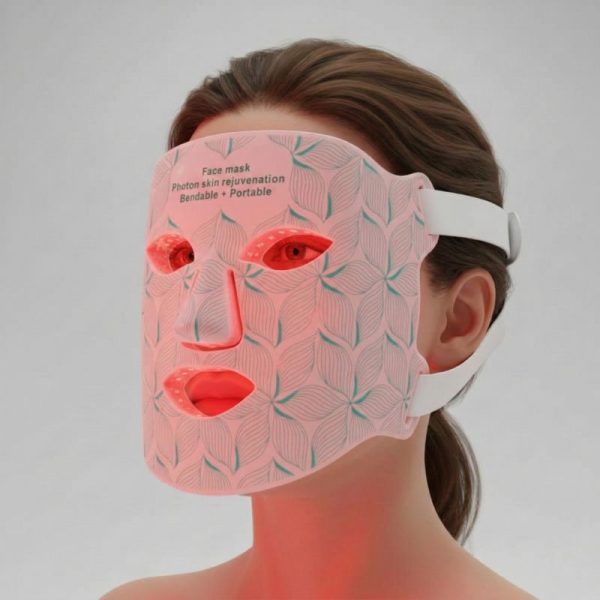 Masque visage luminothérapie professionnel couleur