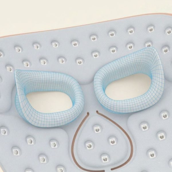 masque led rouge visage beauté femme et homme