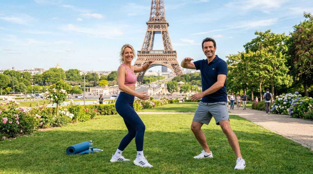 homme et femme pratiquant du yoga contre causes courantes de la douleur articulaire et musculaire