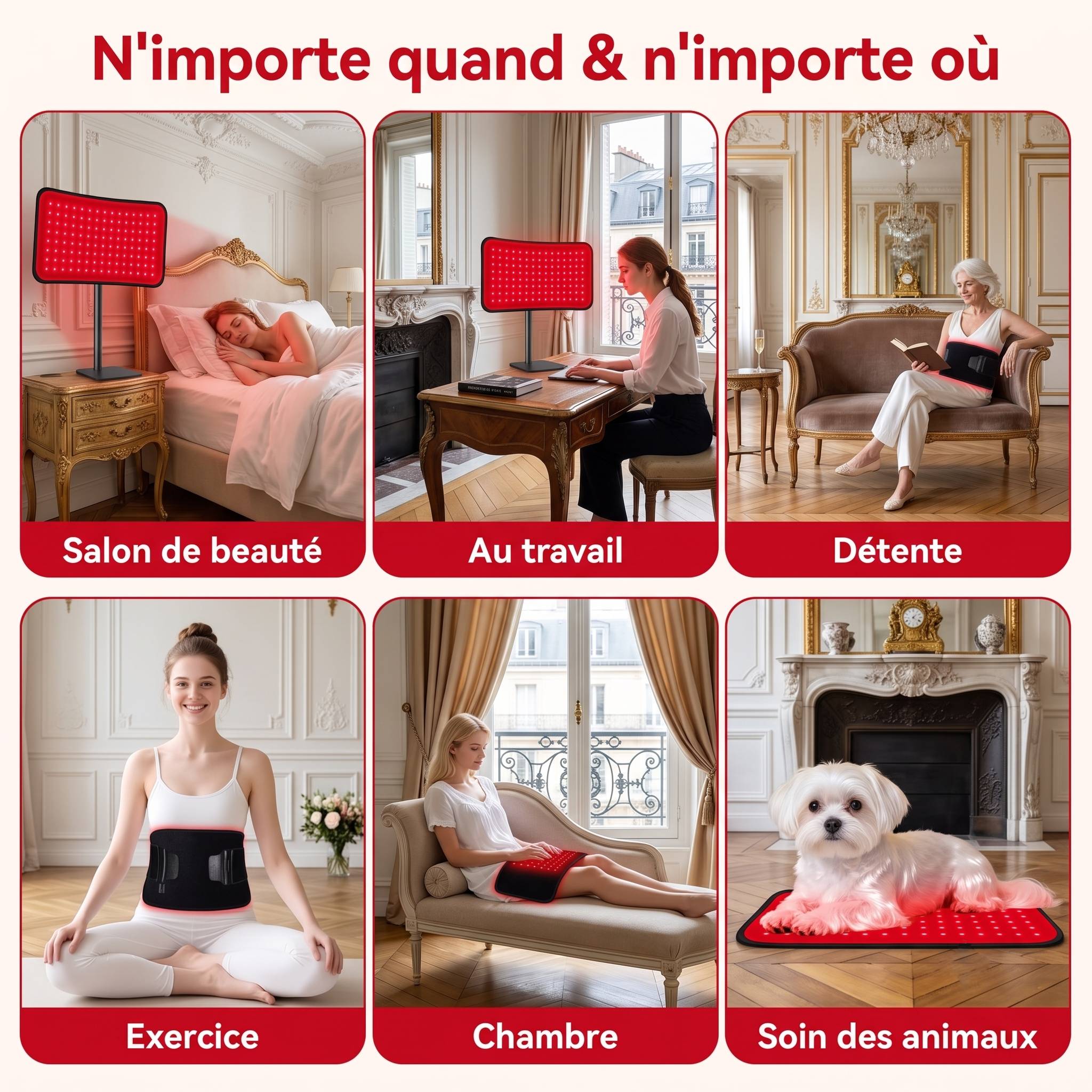 Lampe de Luminothérapie Rouge et Infrarouge Incurvée – Image 10