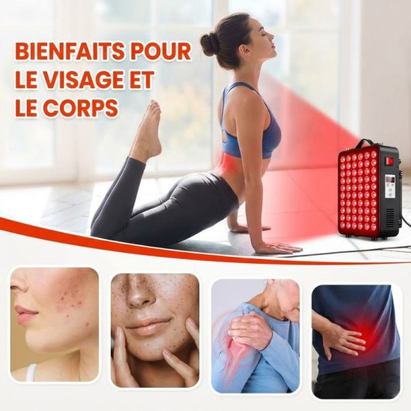 Panneau de luminothérapie LED favorisant la détente et le bien-être