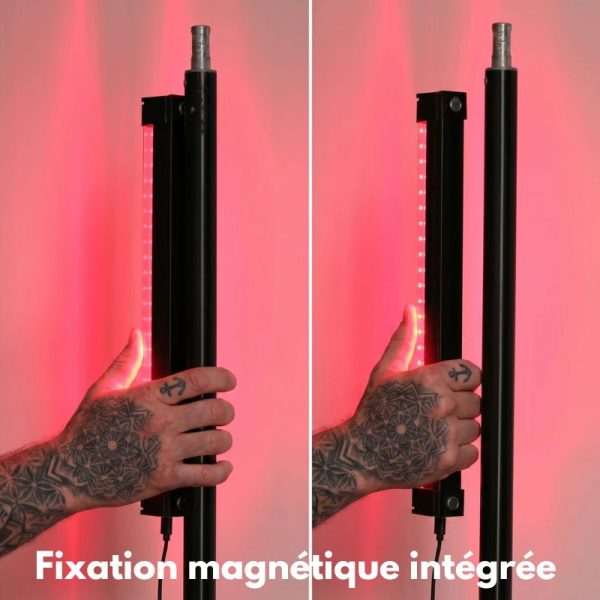panneau lumière rouge thérapie