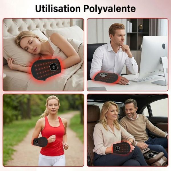 Gant de luminothérapie à lumière rouge pour soulager les douleurs des mains