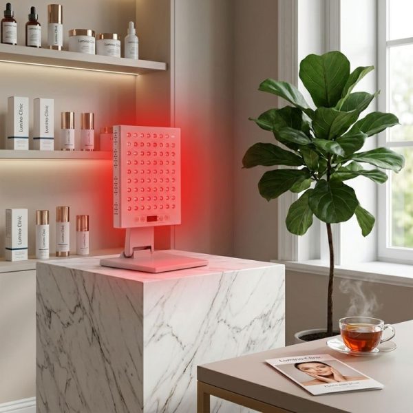 Lampe infrarouge portable pour améliorer la texture de la peau