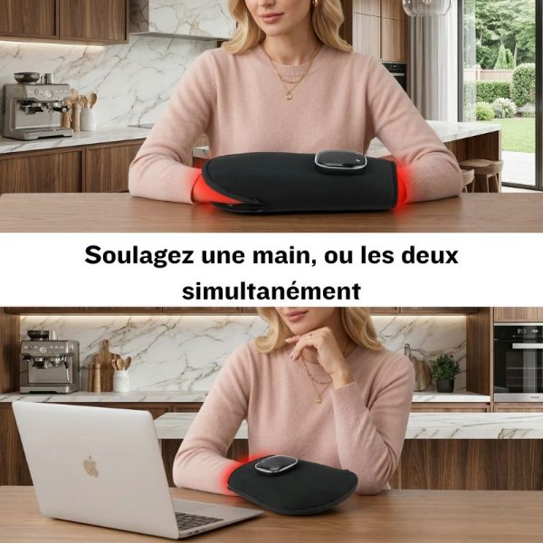 gant infrarouge tendinite lumière rouge pour inflammation