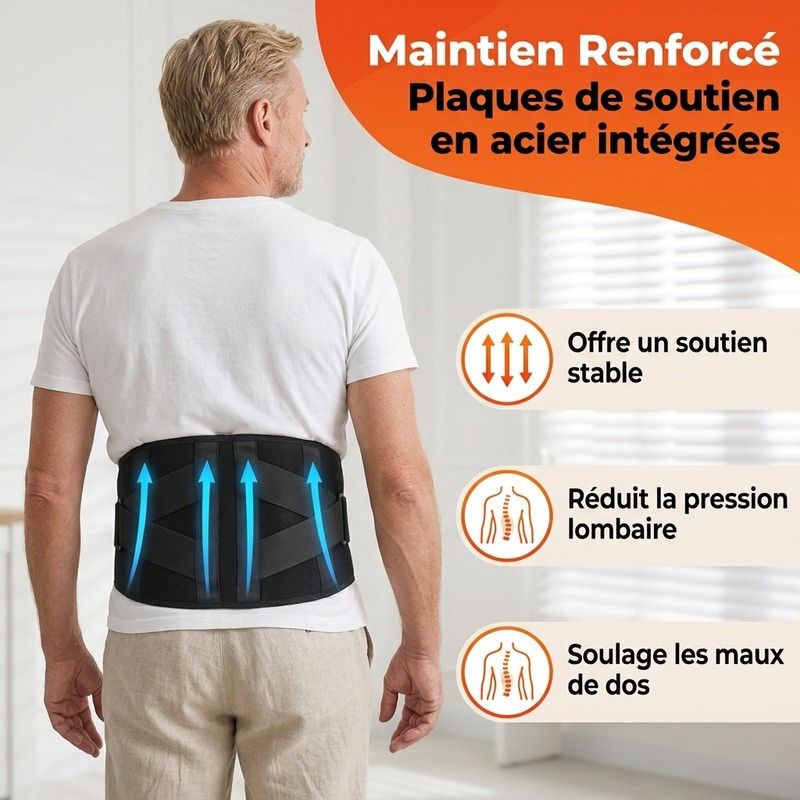 Ceinture infrarouge avec massage vibrant intégré