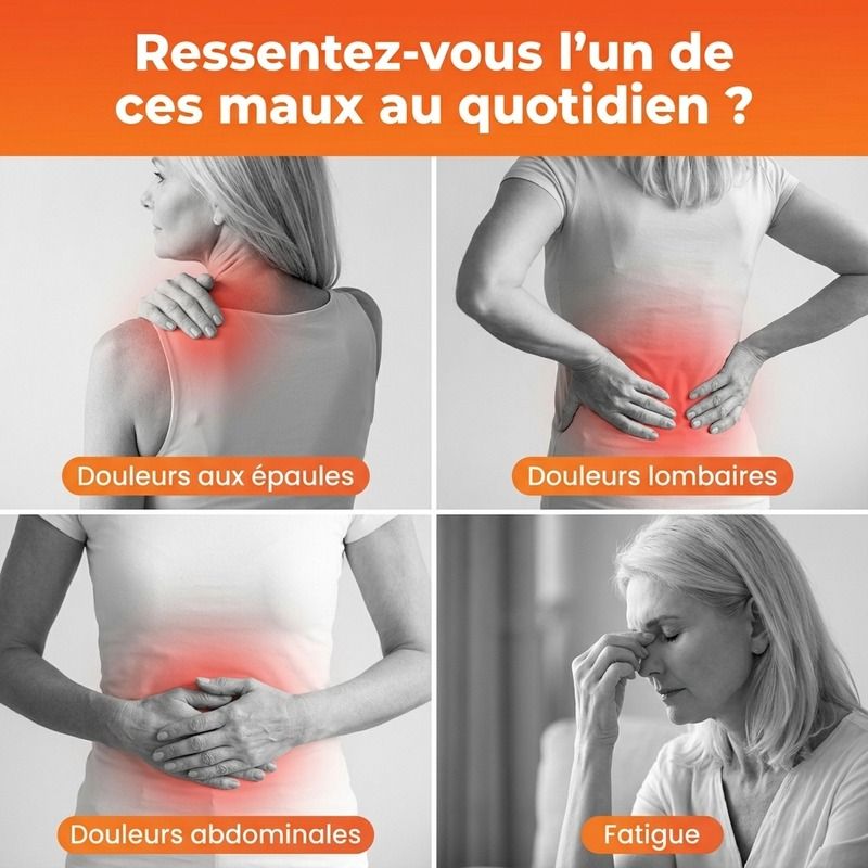 Ceinture infrarouge multifonction pour dos, épaules et jambes