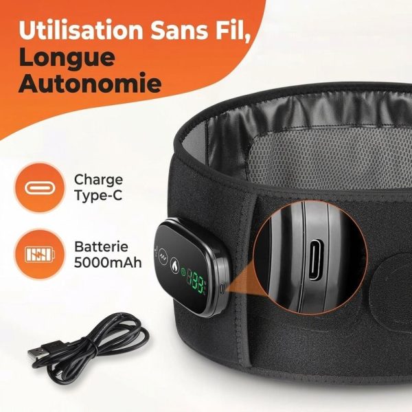 ceinture infrarouge sans fil soulagement mal de dos