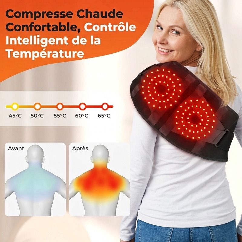 Ceinture infrarouge sans fil avec écran tactile