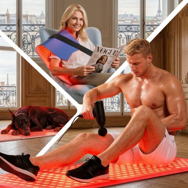 Pénétration profonde des muscles avec le tapis thérapie dos infrarouge