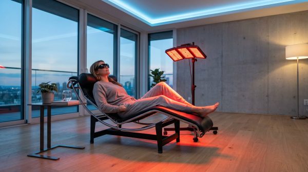 Lampe chauffante infrarouge contre douleur arthrose et arthrite