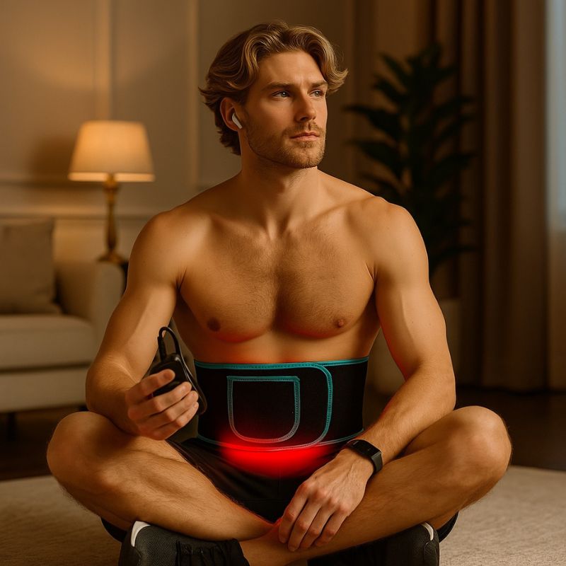 ceinture infrarouge pour soulagement bas du dos.